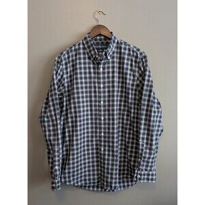 Ralph Lauren Size Large Green Plaid Dress Shirt Mens Button Down Custom Fit L